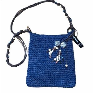 New Directions NWT Women Crochet Shell Crossbody